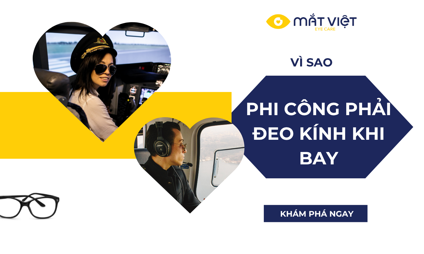 Vì sao phi công phải đeo kính râm khi bay?