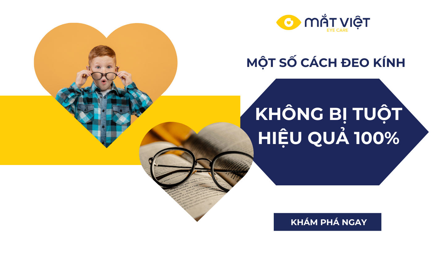 Một số cách đeo kính không bị tuột hiệu quả 100%