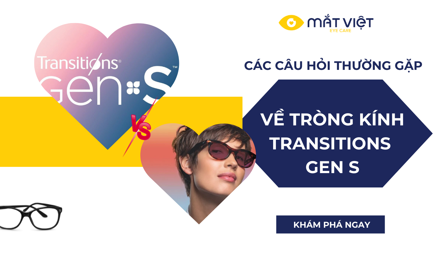Các câu hỏi thường gặp về tròng kính Transitions Gen S