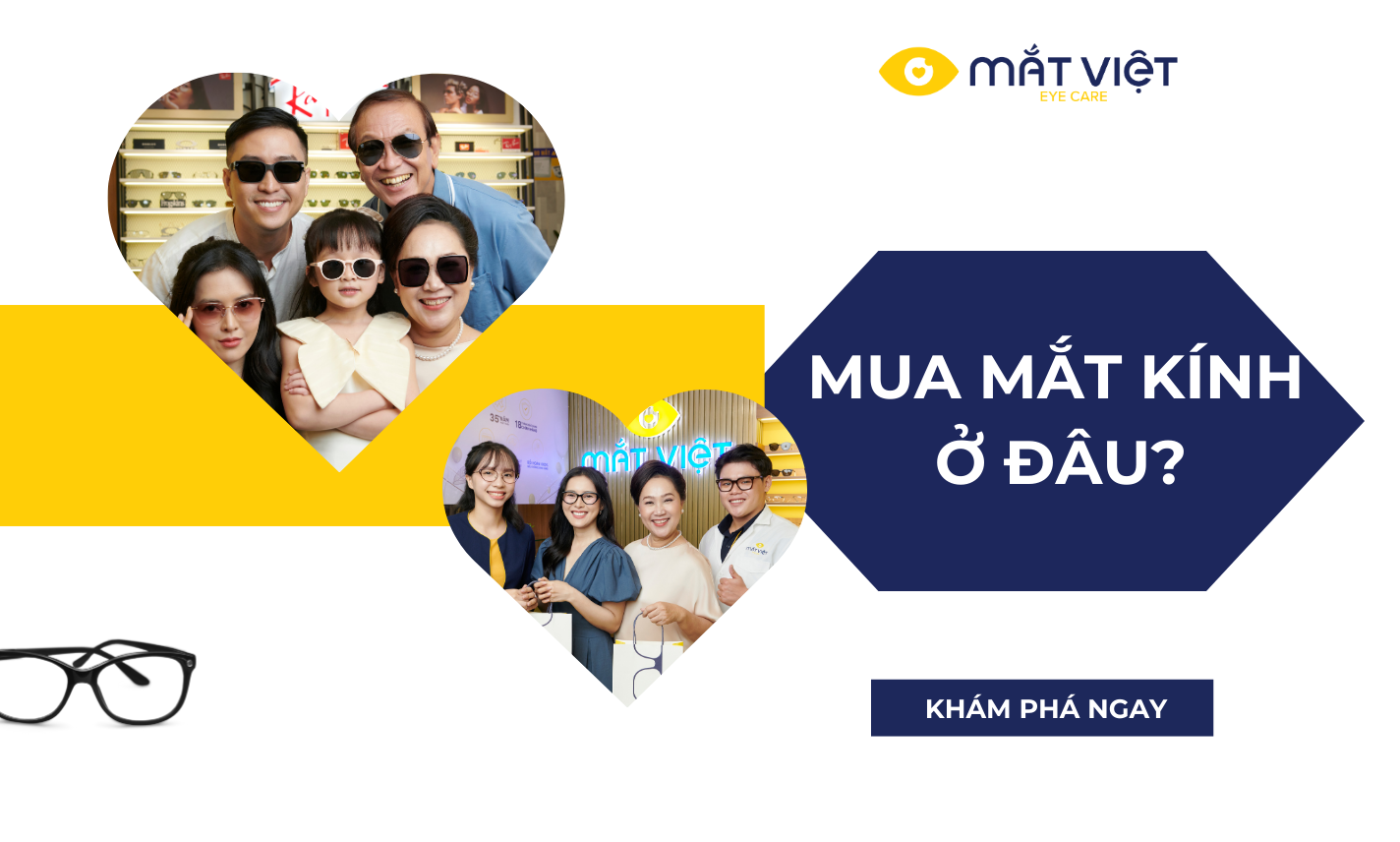 Mua mắt kính ở đâu? Mắt Việt - Địa chỉ mua mắt kính uy tín