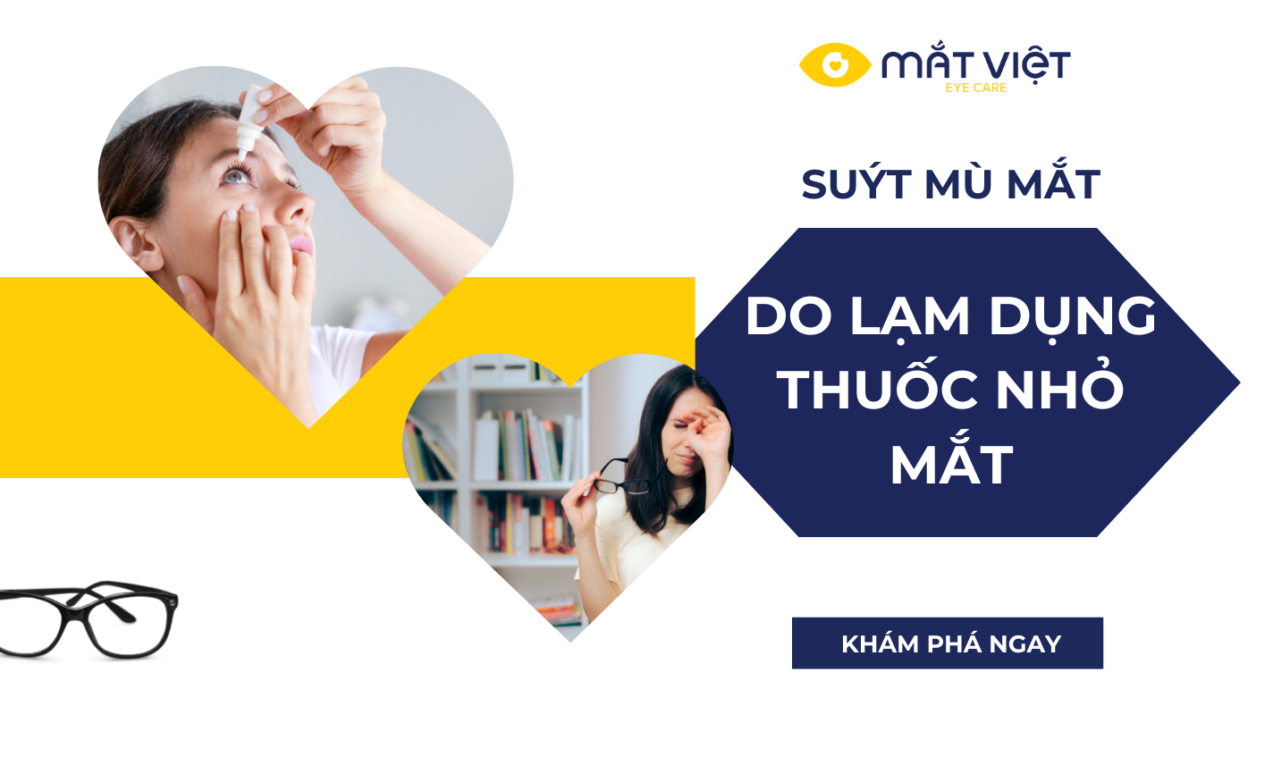 Suýt mù mắt do lạm dụng thuốc nhỏ mắt