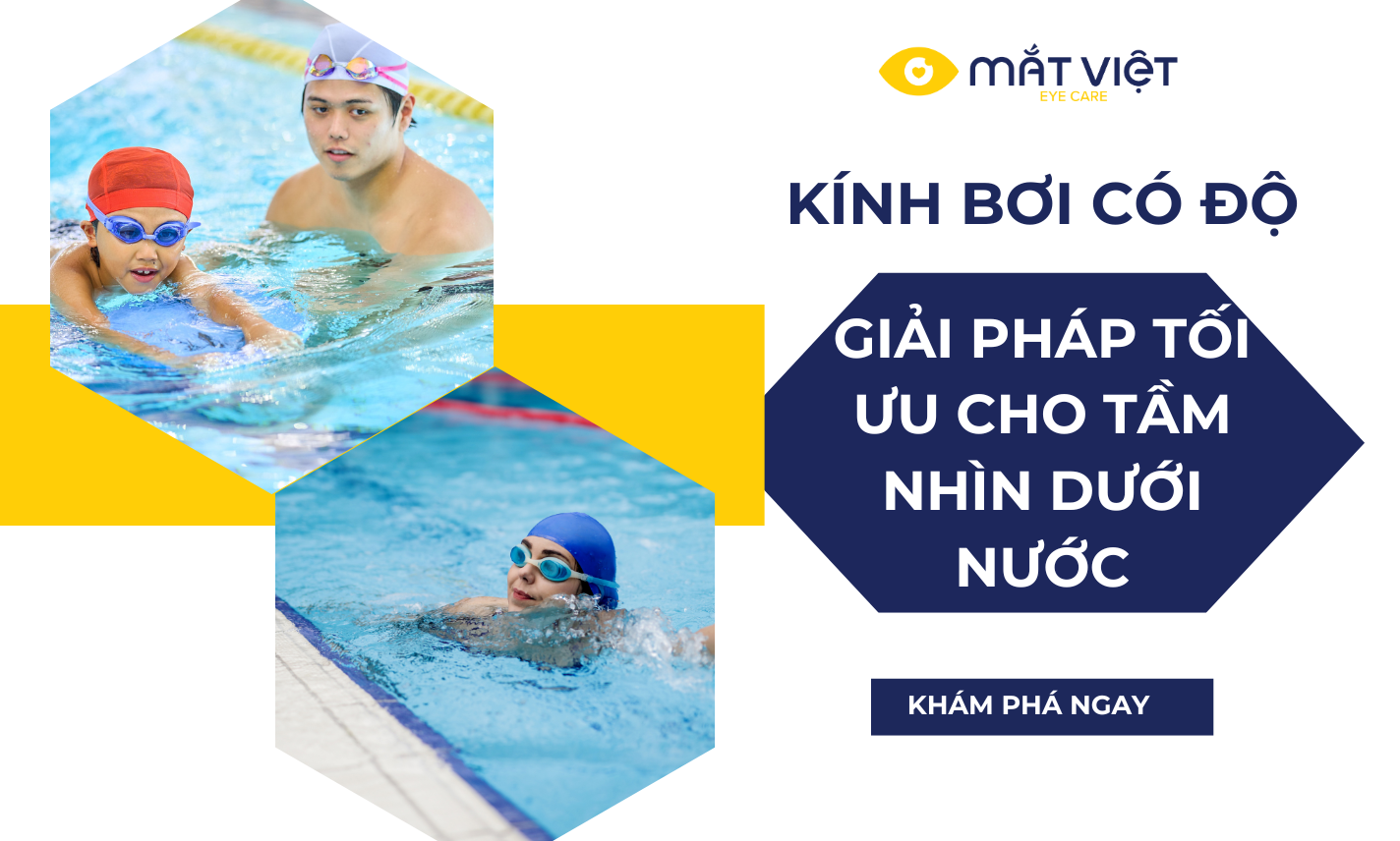 Kính bơi có độ – Giải pháp tối ưu cho tầm nhìn dưới nước