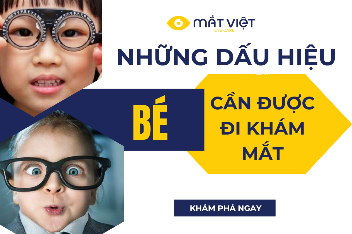 CÁC DẤU HIỆU Ở TRẺ MÀ BA MẸ NÊN CHÚ Ý ĐƯA TRẺ ĐI KHÁM MẮT