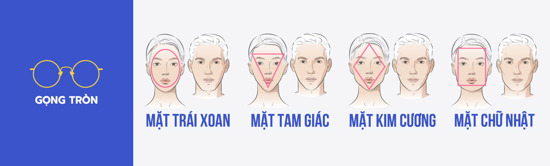 Kính mát dáng tròn