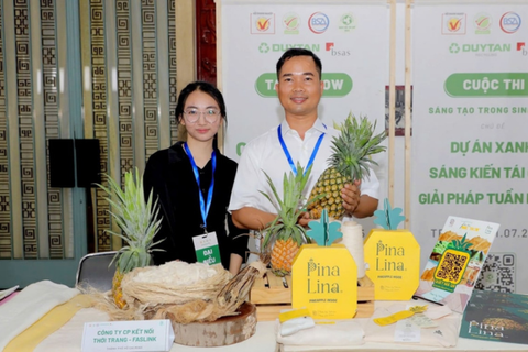 Biến phụ phẩm từ dứa thành sản phẩm độc đáo