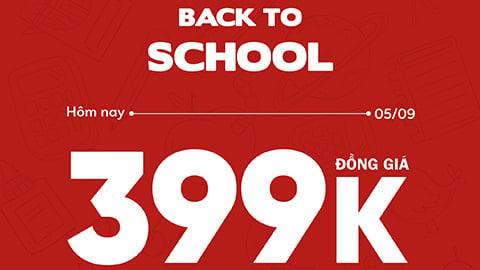 Back To School Đồng Giá 399k cho toàn bộ sản phẩm tại TheBasic.vn