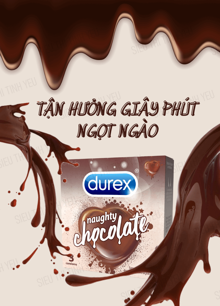 Bao cao su Durex Naughty Chocolate 2