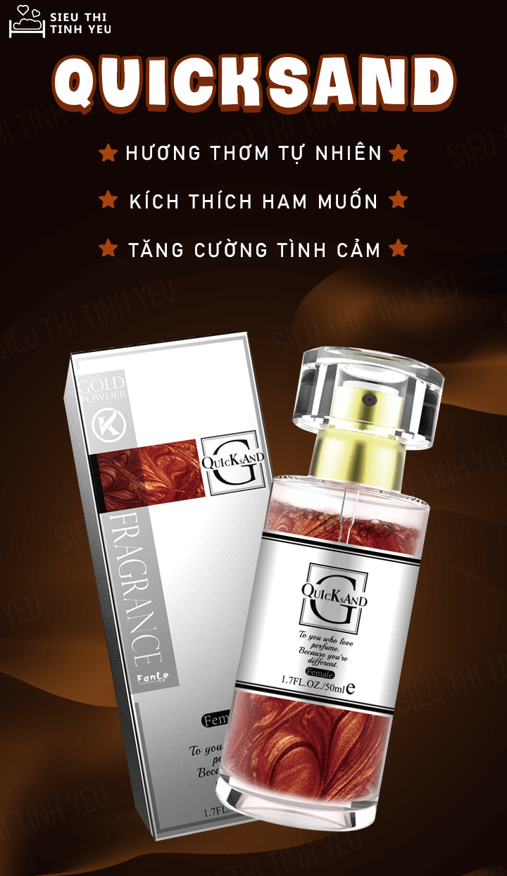 Nước hoa kích thích Quicksand cho nữ chai 50ml