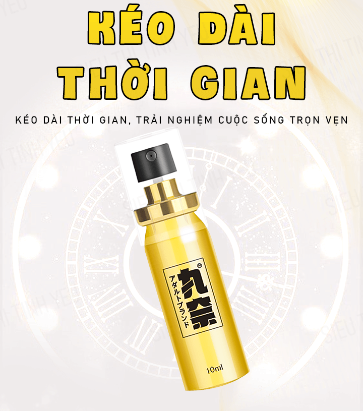 Chai xịt Panduola Lasting Spray Gold kéo dài thời gian 10ml