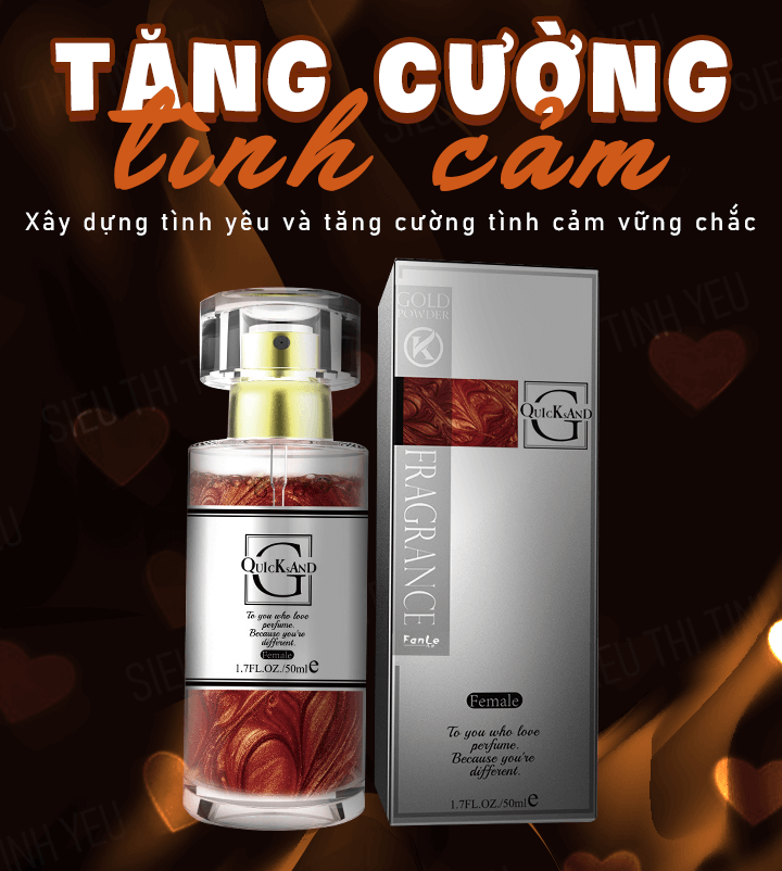 Nước hoa kích thích Quicksand cho nữ chai 50ml