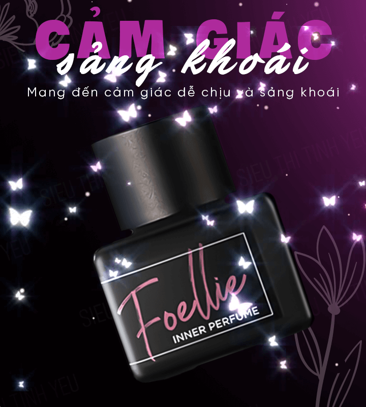 Nước hoa vùng kín Foellie Eau De Bijou màu đen chai 5ml