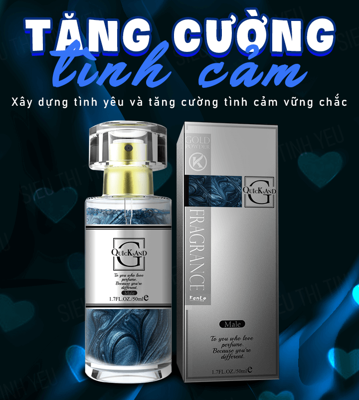 Nước hoa kích thích Quicksand cho nam chai 50ml