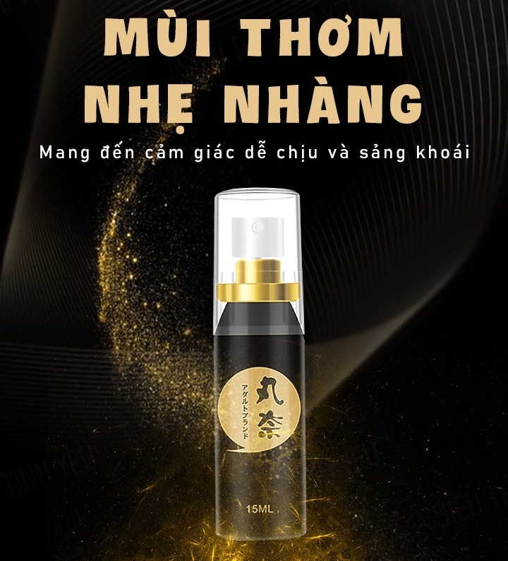 Chai xịt Panduola Lasting Spray Black kéo dài thời gian 15ml