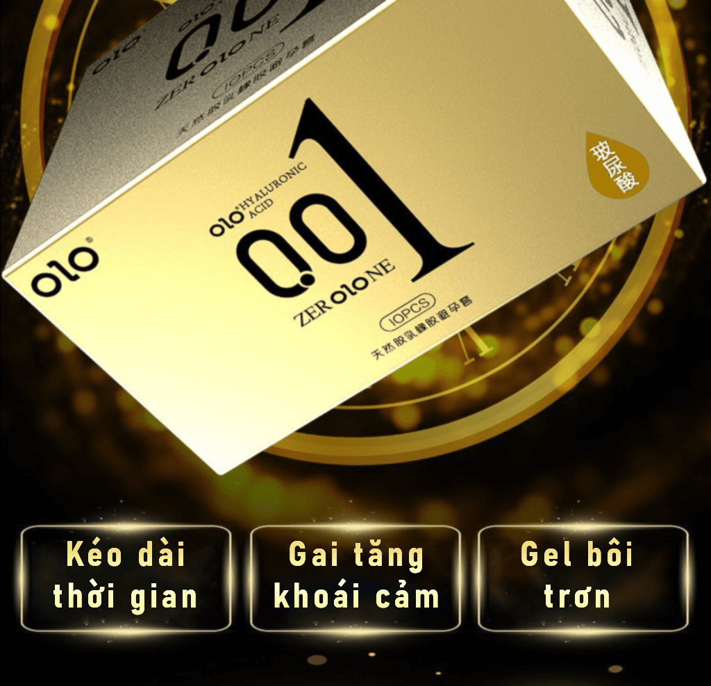 Bao cao su OLO 0.01 Vàng