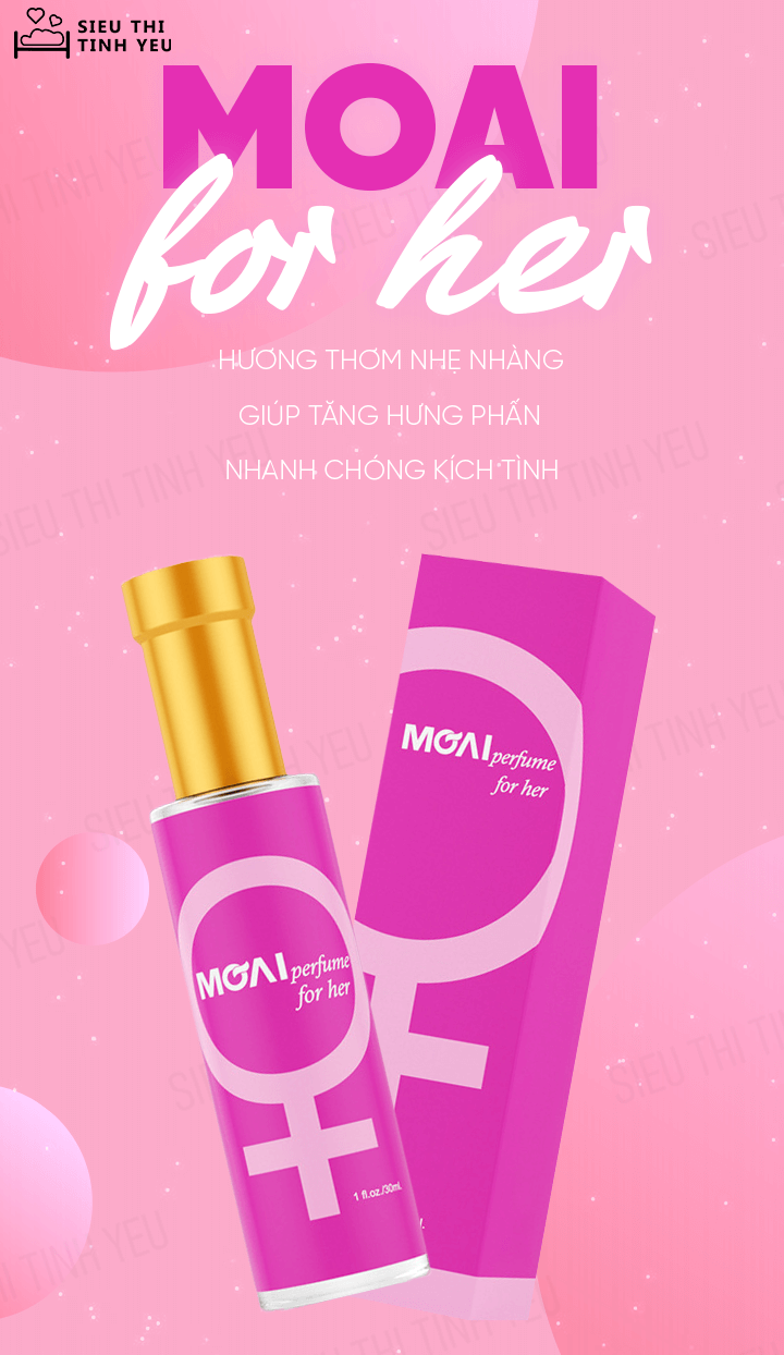 Nước hoa kích thích Moai For Her chai 30ml