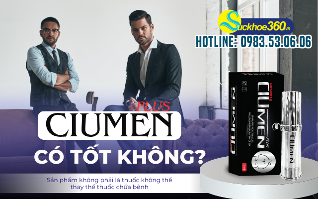 Đánh giá chai xịt Ciu Men Plus chống xuất tinh sớm có tốt không?
