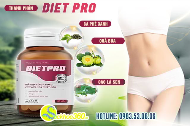 Diet Pro giá bao nhiêu? Mua ở đâu uy tín? Cách sử dụng?