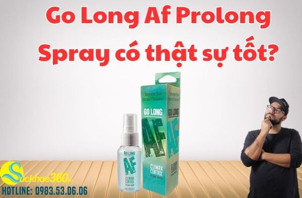 Go Long Af Prolong Spray có thật sự tốt?