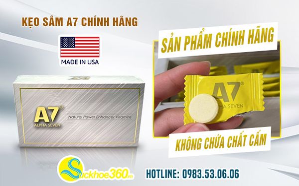 Review Kẹo A7 có chất cấm không, mua ở đâu chính hãng?