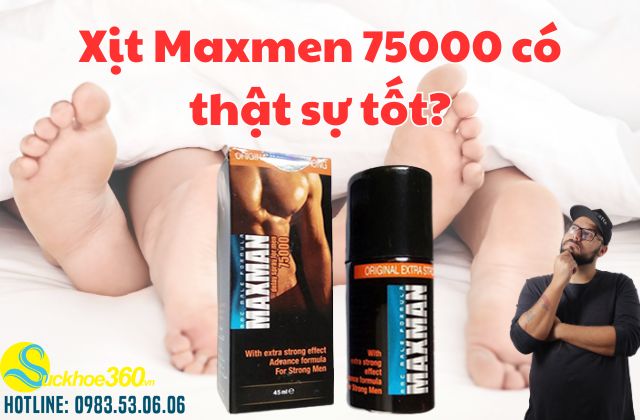 Maxman Delay Spray For Men 75000 có thật sự tốt không?