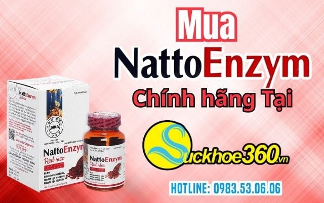 Mua viên uống NattoEnzym Red Rice 60 viên ở đâu chính hãng, uy tín?