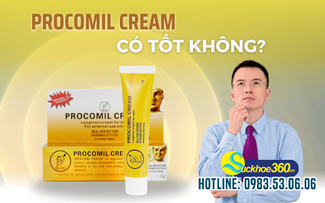 Gel Procomil Cream có tốt không và mua ở đâu là chính hãng?