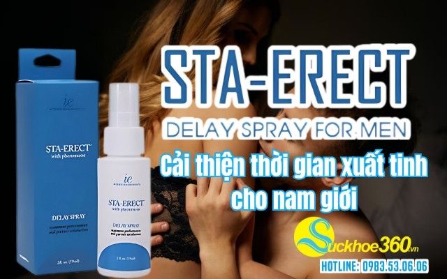 Nguồn gốc của xịt Sta‑erect Delay Spray, có tốt như lời đồn?