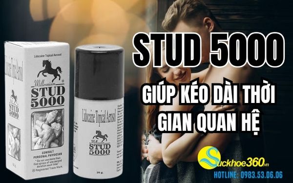 Xịt Stud 5000 là gì? có công dụng gì tốt với nam giới không