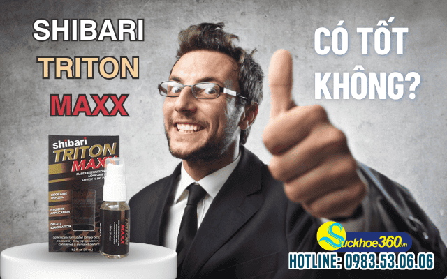 Xịt Shibari Triton Maxx giải quyết xuất tinh sớm có tốt không?