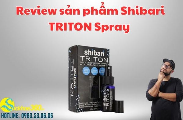 Review sản phẩm Shibari TRITON Spray