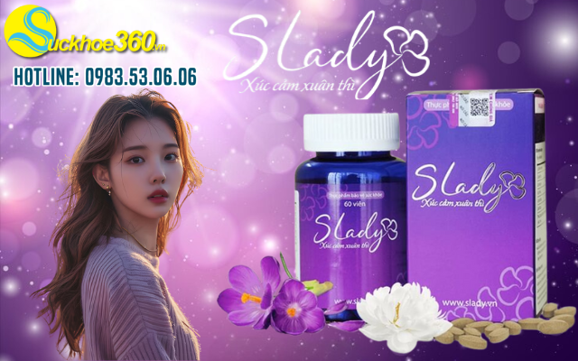 Viên uống hỗ trợ sinh lý nữ Slady có thành phần gì nổi bật?