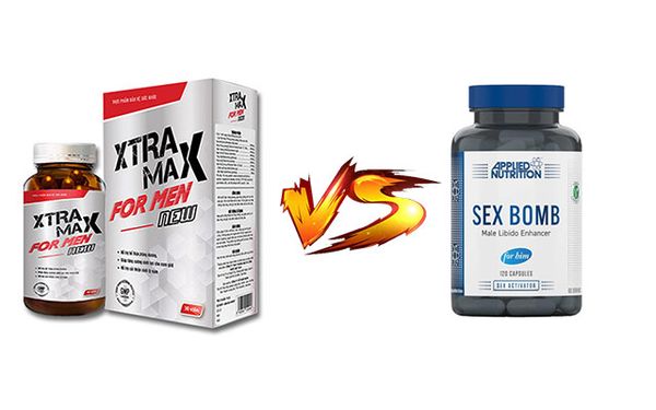 So sánh Xtramax For Men và Sex Bomb For Him loại nào tốt?