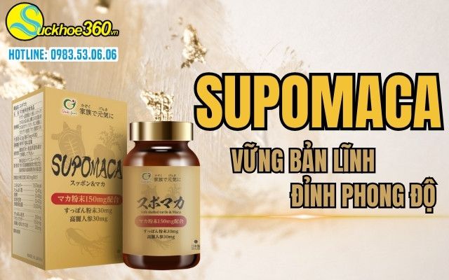 Viên uống Supomaca là gì, giá bao nhiêu, mua chính hãng ở đâu?