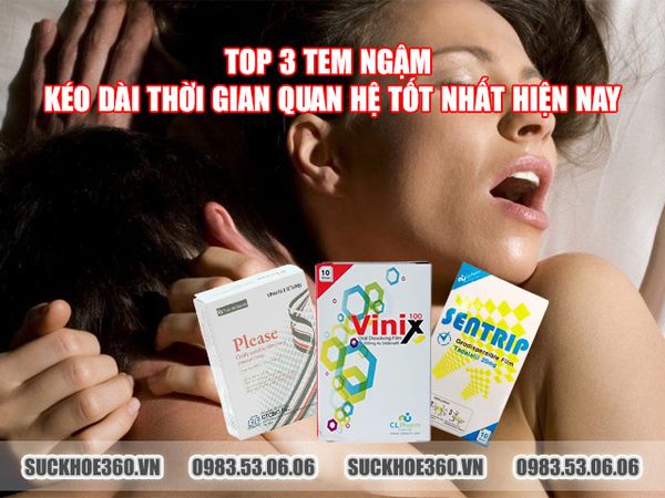 Review top 3 tem ngậm kéo dài thời gian quan hệ tốt nhất hiện nay