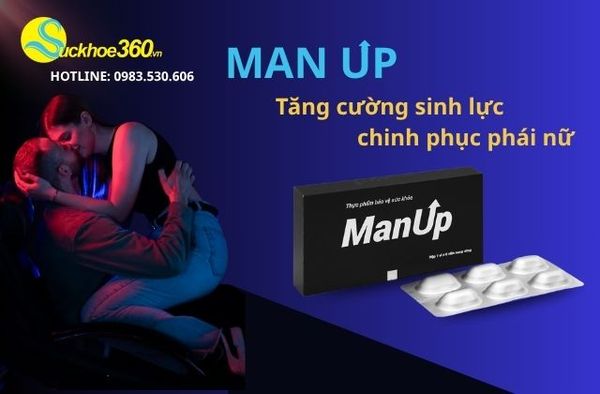 Viên uống Man Up có thực sự tốt, có tác dụng gì, cách dùng đúng