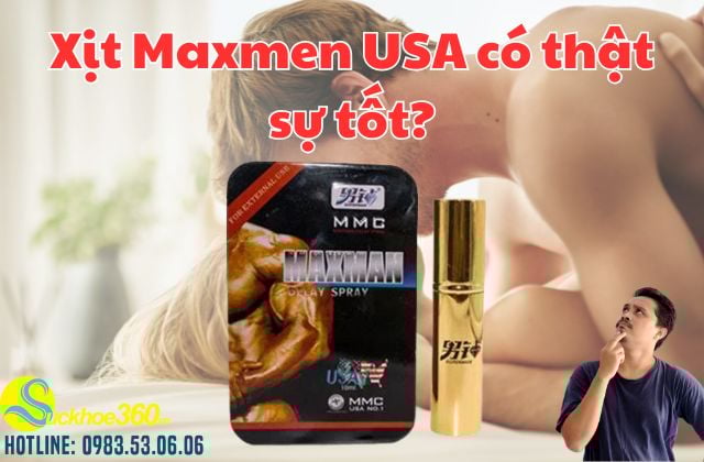 Xịt Maxmen USA có thật sự tốt như lời đồn?