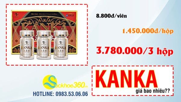 Thuốc bổ thận Kanka của Nhật giá bao nhiêu?