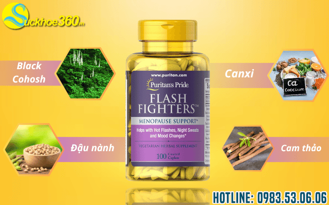 Thành phần chính của Puritan's Pride Flash Fighters