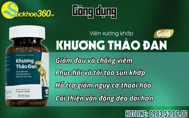 Công dụng vượt trội của viên uống Khương Thảo Đan Gold
