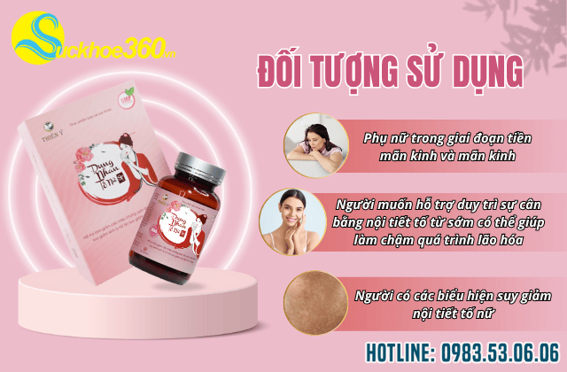đối tượng sử dụng viên uống Dung Nhan Tố Nữ ST