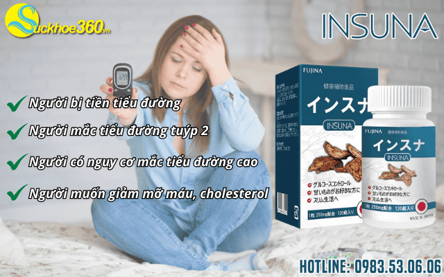Đối tượng nên sử dụng viên uống Insuna