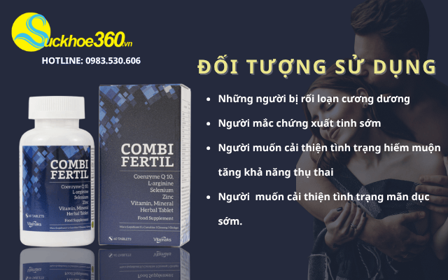 Đối tượng sử dụng viên uống Combifertil