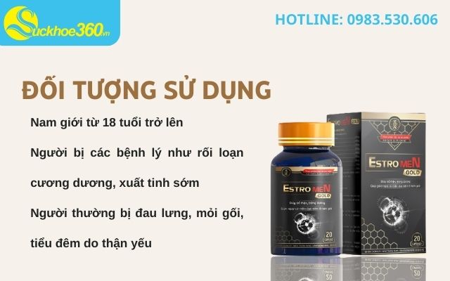 Đối tượng sử dụng viên uống Estromen Gold