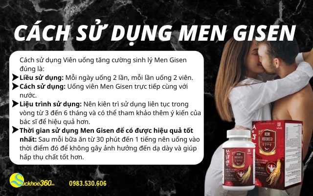Viên uống men gisen