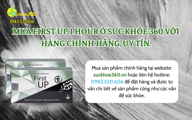 Viên ngậm First Up 1 Hour