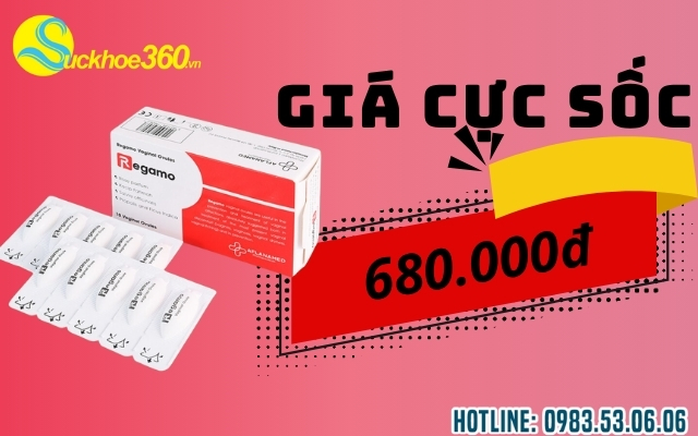 Regamo giá bao nhiêu? Mua ở đâu chính hãng?