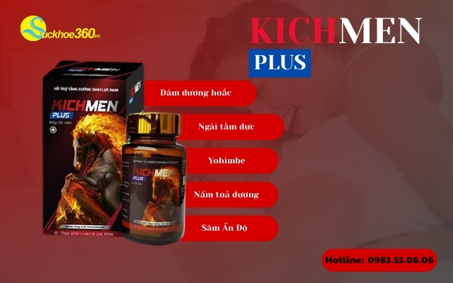 Thành phần của viên uống Kichmen Plus