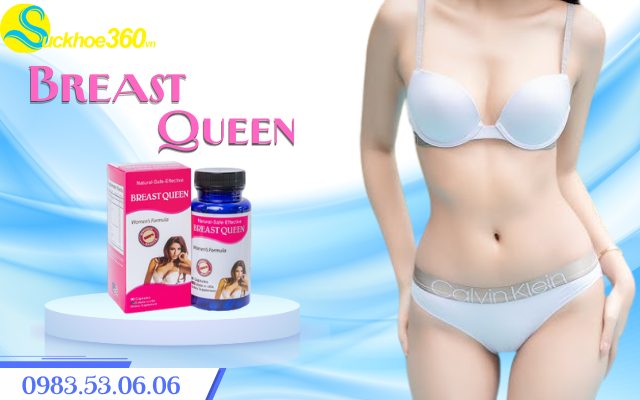 Breast Queen - Viên uống hỗ trợ tăng kích thước vòng một