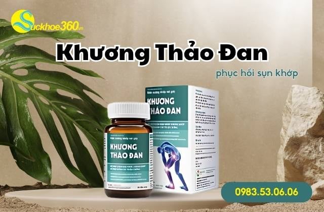 sản phẩm Khương Thảo Khang hỗ trợ xương khớp