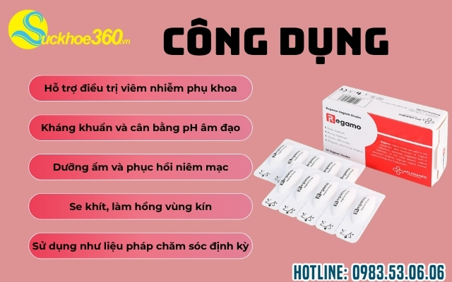 Công dụng nổi bật của Regamo